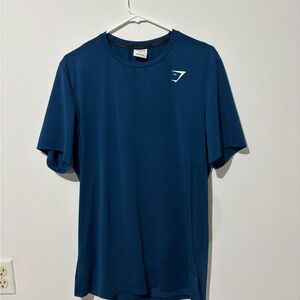 Gymshark Men's Deep Blue Short Sleeve Tee